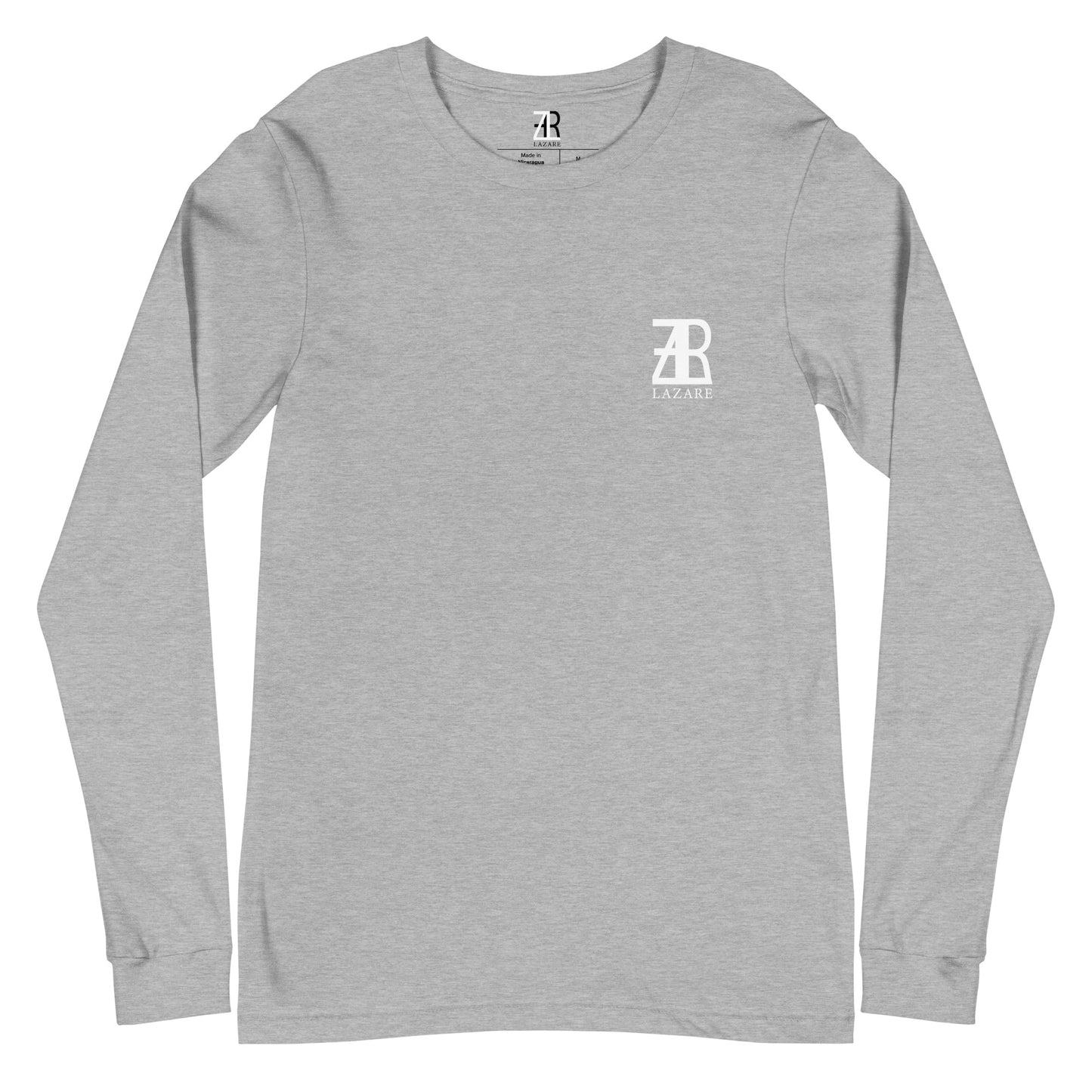 Lazare White Logo Long Sleeve Tee