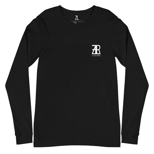 Lazare White Logo Long Sleeve Tee
