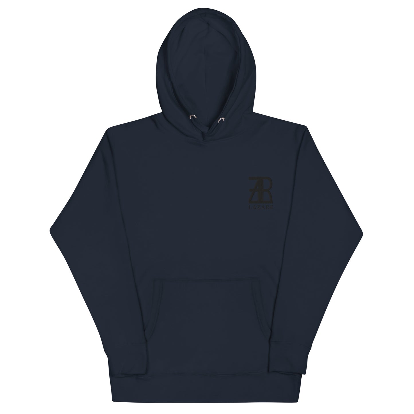Lazare Black Logo Hoodie