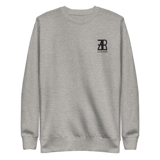 Lazare Black Logo Fleece Pullover