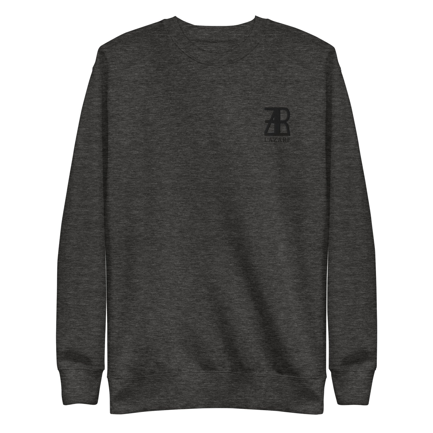 Lazare Black Logo Fleece Pullover