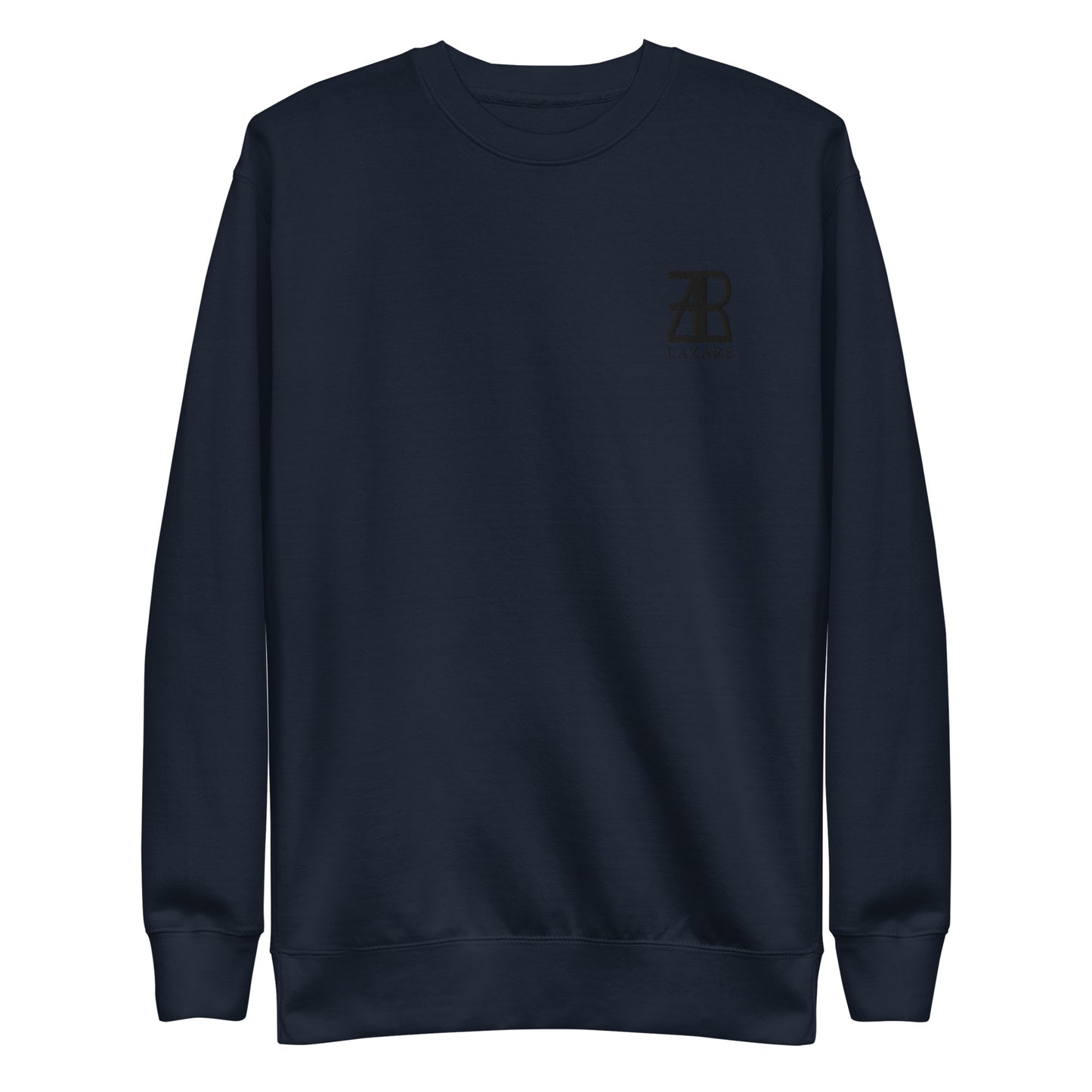 Lazare Black Logo Fleece Pullover
