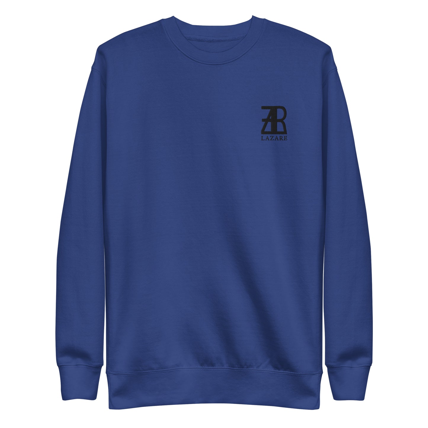 Lazare Black Logo Fleece Pullover