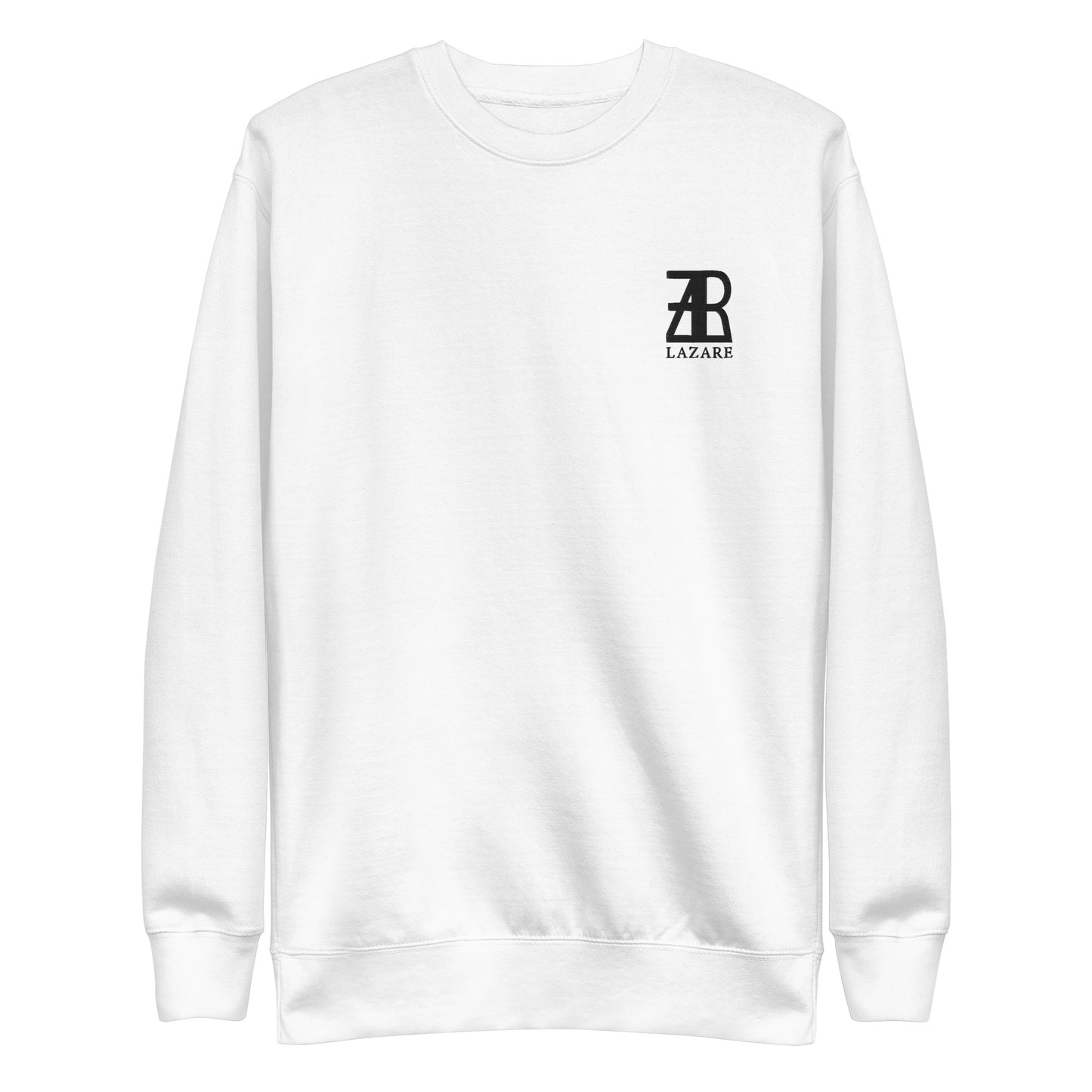 Lazare Black Logo Fleece Pullover