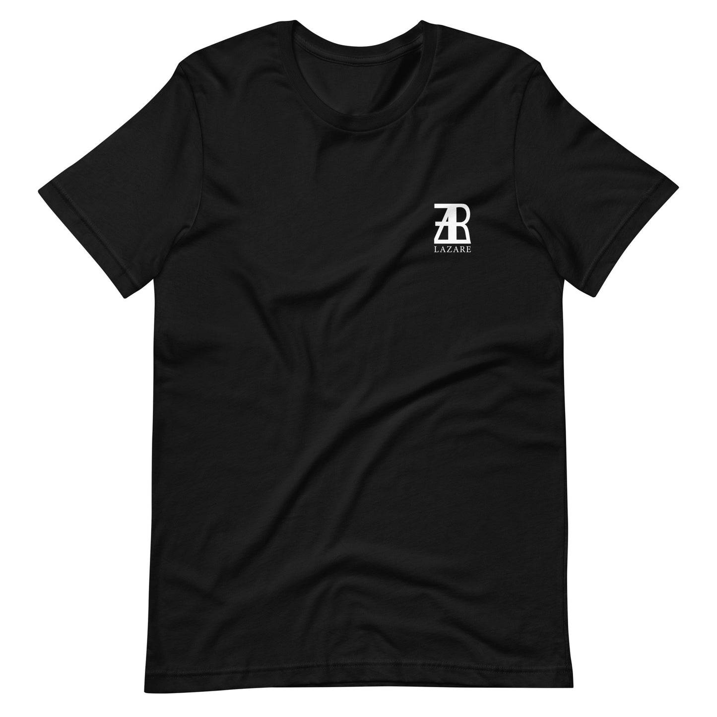 Lazare White Logo Short-Sleeve T-Shirt