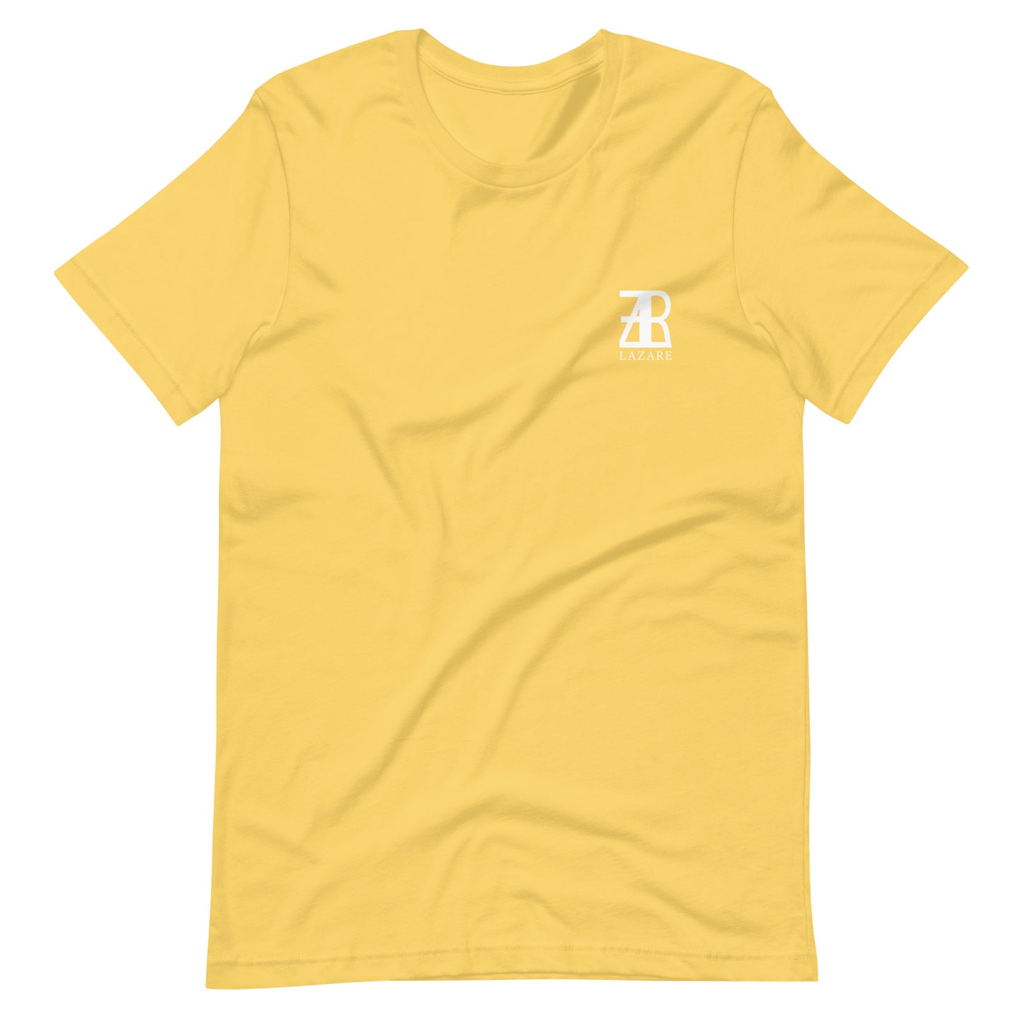Lazare White Logo Short-Sleeve T-Shirt