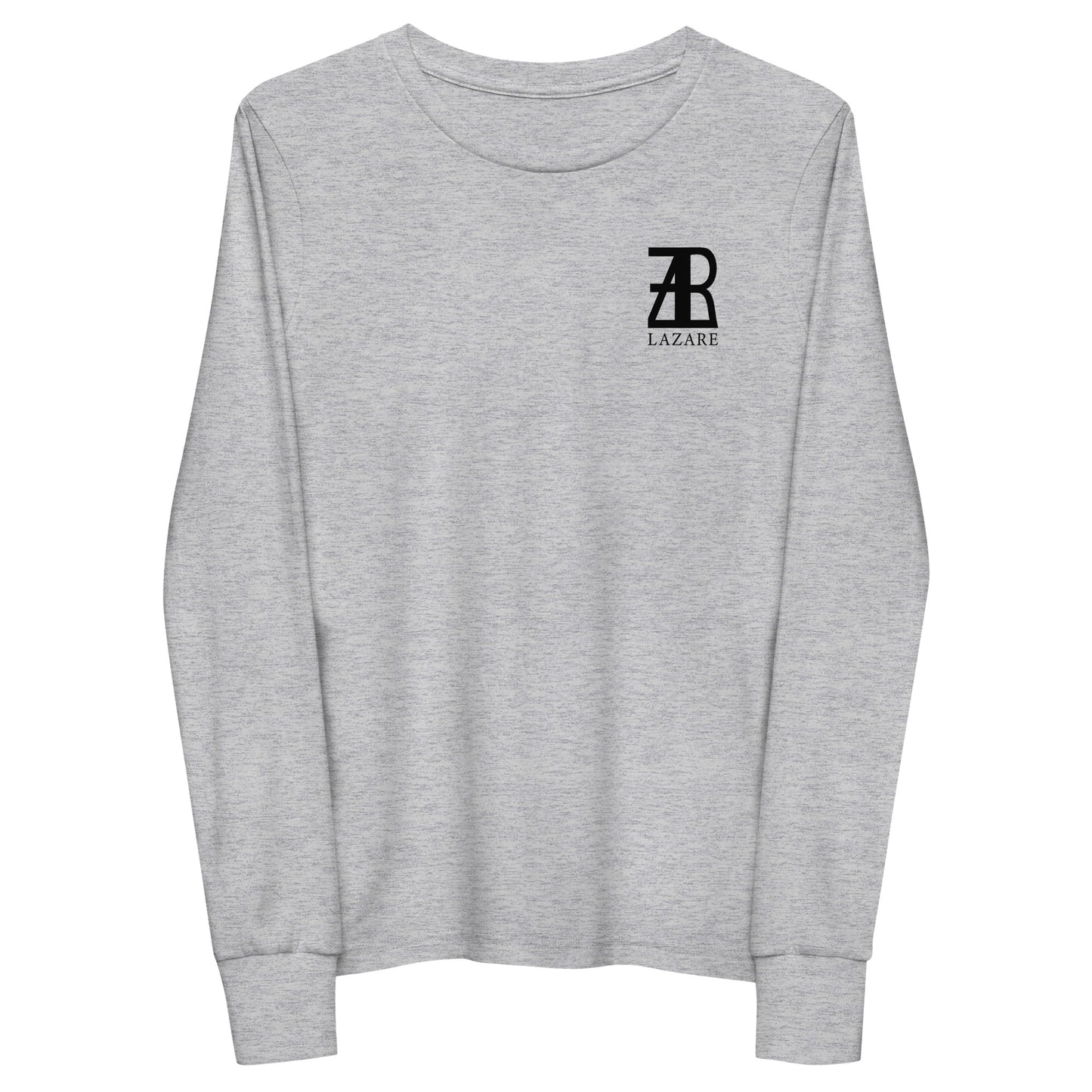 Lazare Black Logo Youth long sleeve tee
