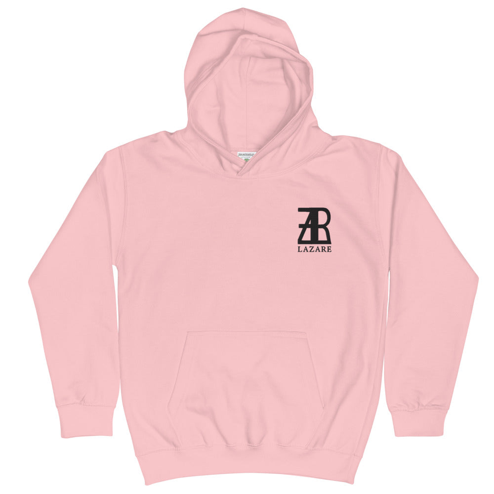 Kids Black Lazare Logo Hoodie