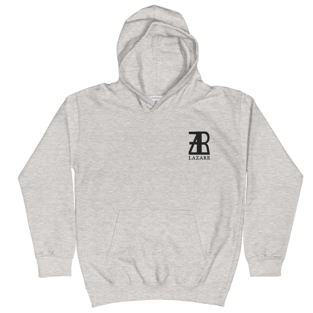 Kids Black Lazare Logo Hoodie