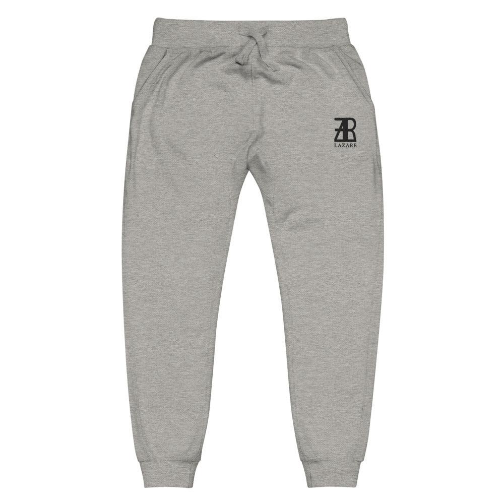 Lazare Black Logo fleece sweatpants