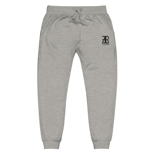 Lazare Black Logo fleece sweatpants