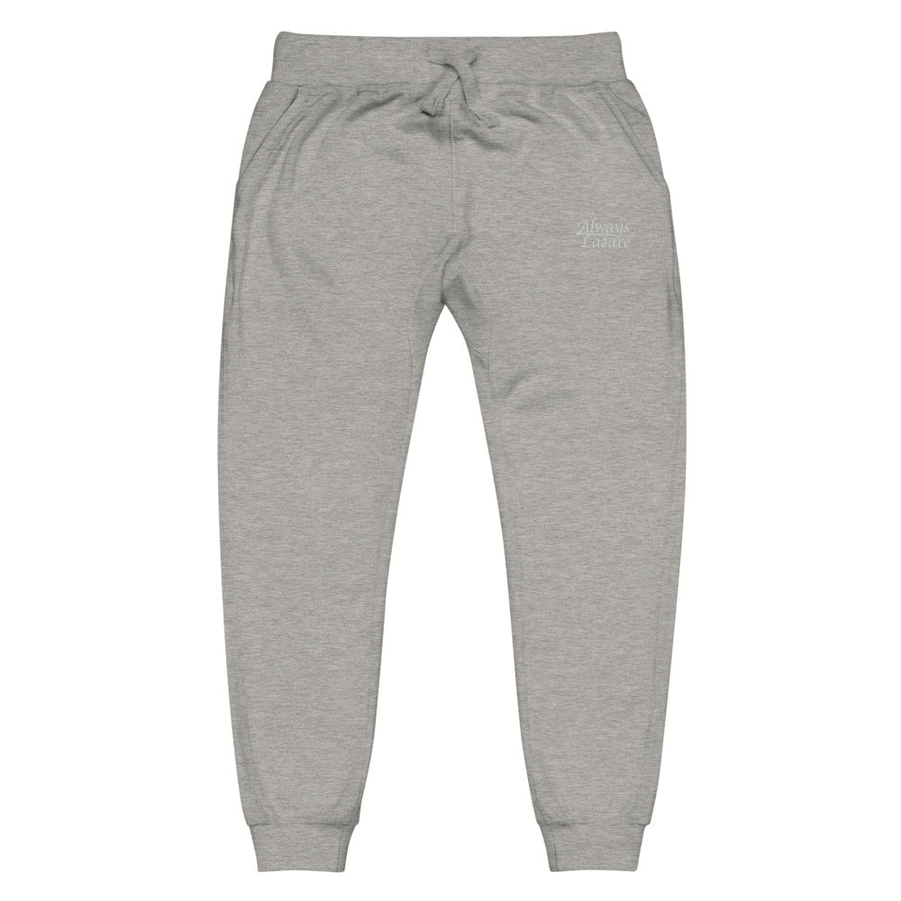 Always Lazare White Logo Sweatpants