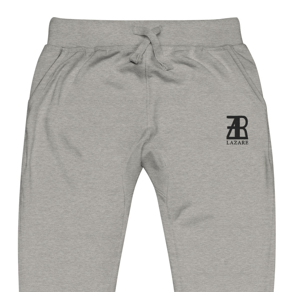 Lazare Black Logo fleece sweatpants