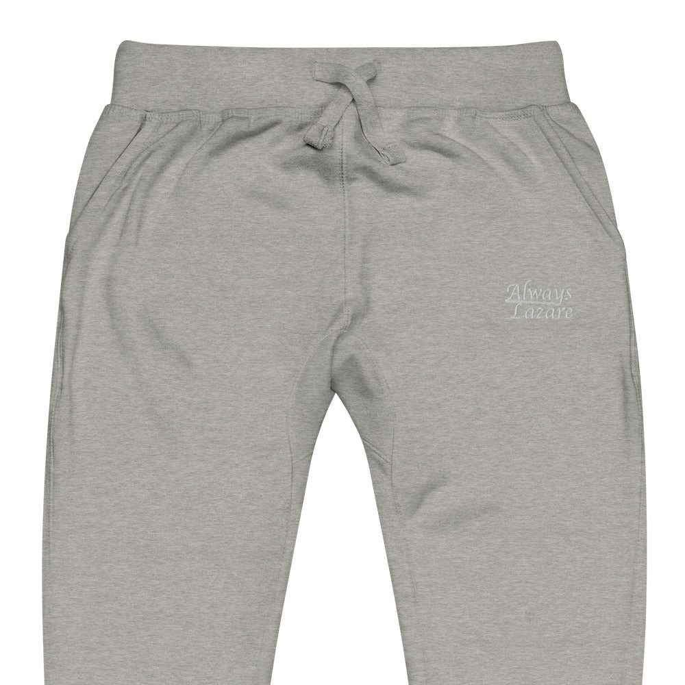 Always Lazare White Logo Sweatpants