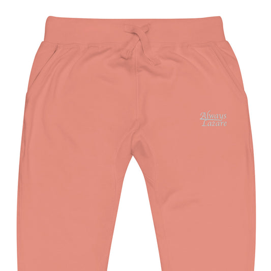 Always Lazare White Logo Sweatpants