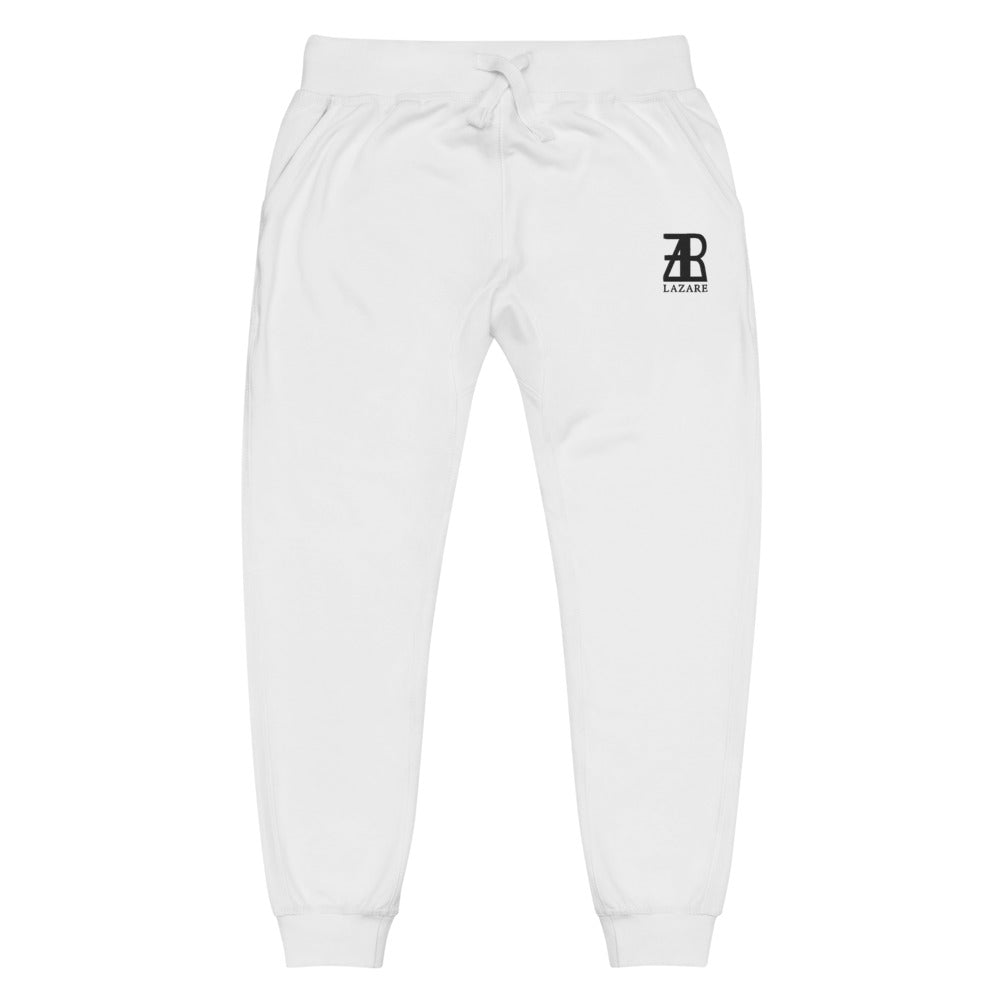 Lazare Black Logo fleece sweatpants
