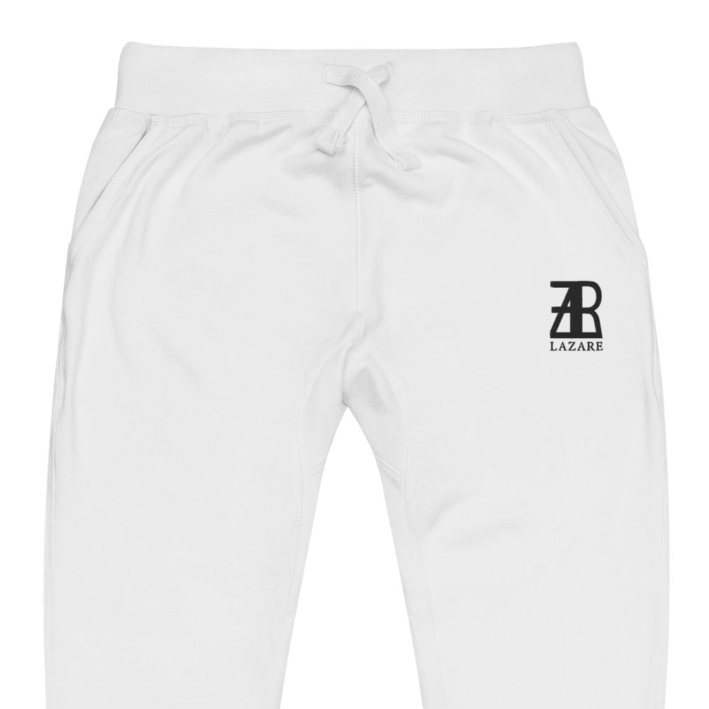 Lazare Black Logo fleece sweatpants