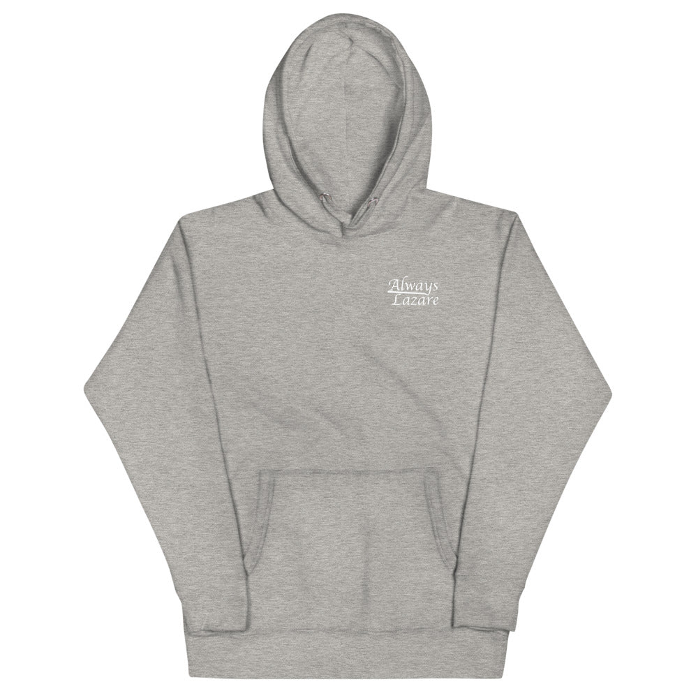 Always Lazare White Logo Hoodie