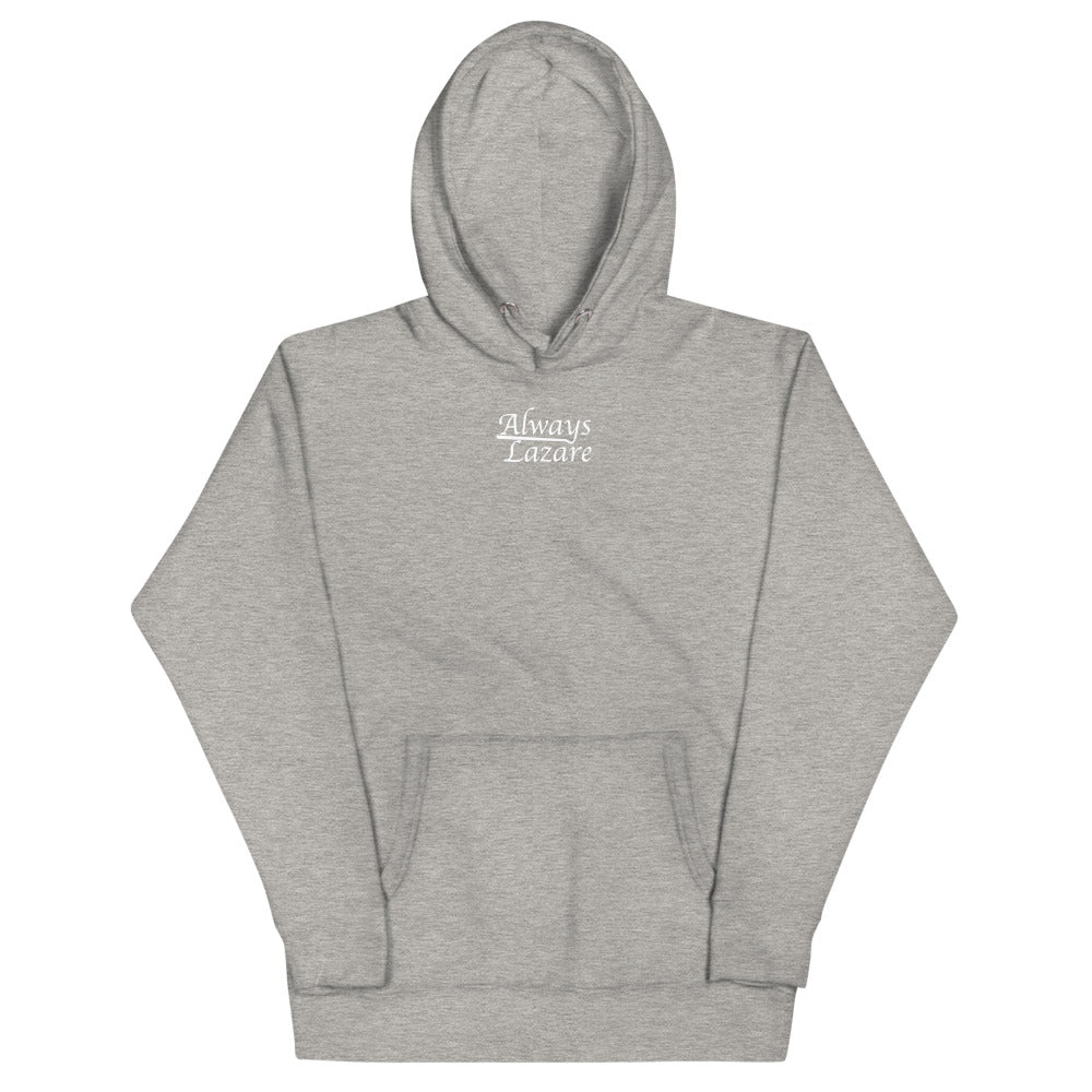Always Lazare White Logo Hoodie