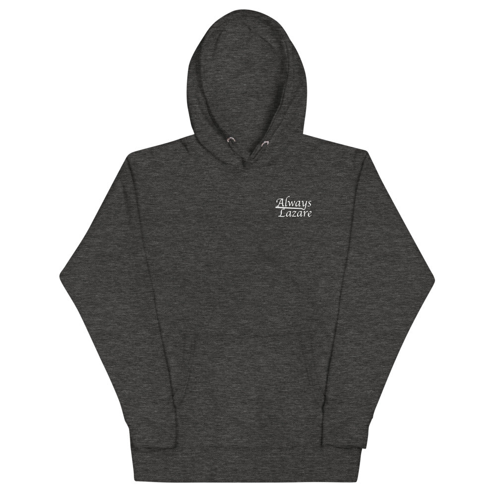 Always Lazare White Logo Hoodie