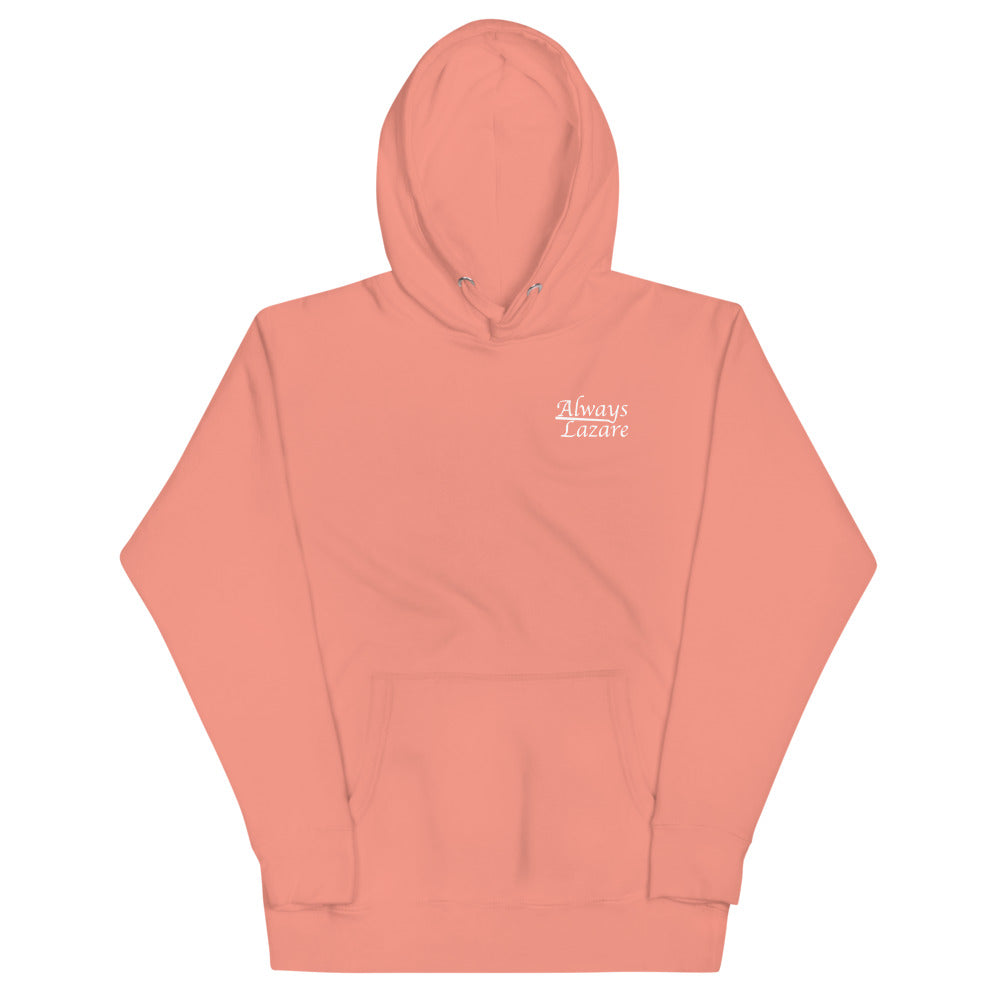 Always Lazare White Logo Hoodie