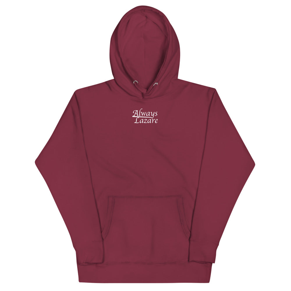 Always Lazare White Logo Hoodie