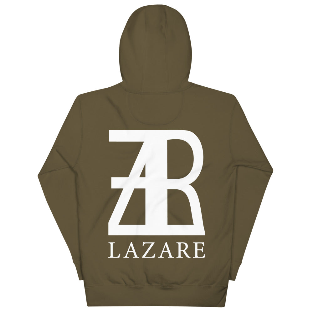 Always Lazare White Logo Hoodie