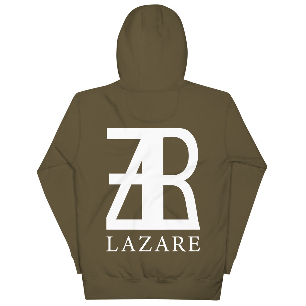 Always Lazare White Logo Hoodie