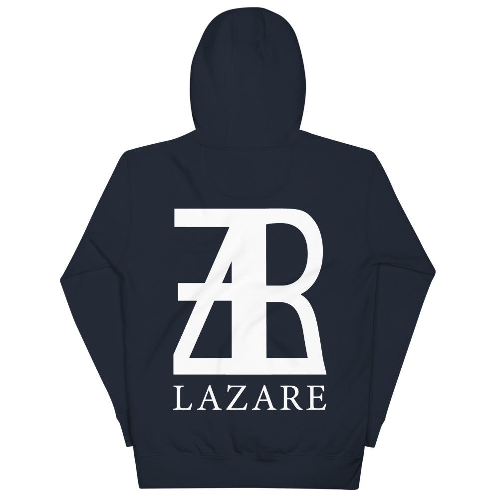 Always Lazare White Logo Hoodie