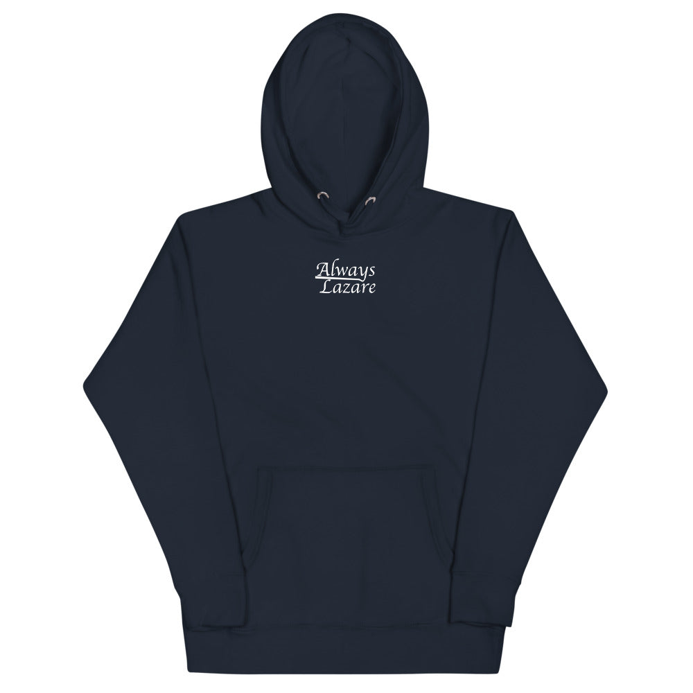 Always Lazare White Logo Hoodie