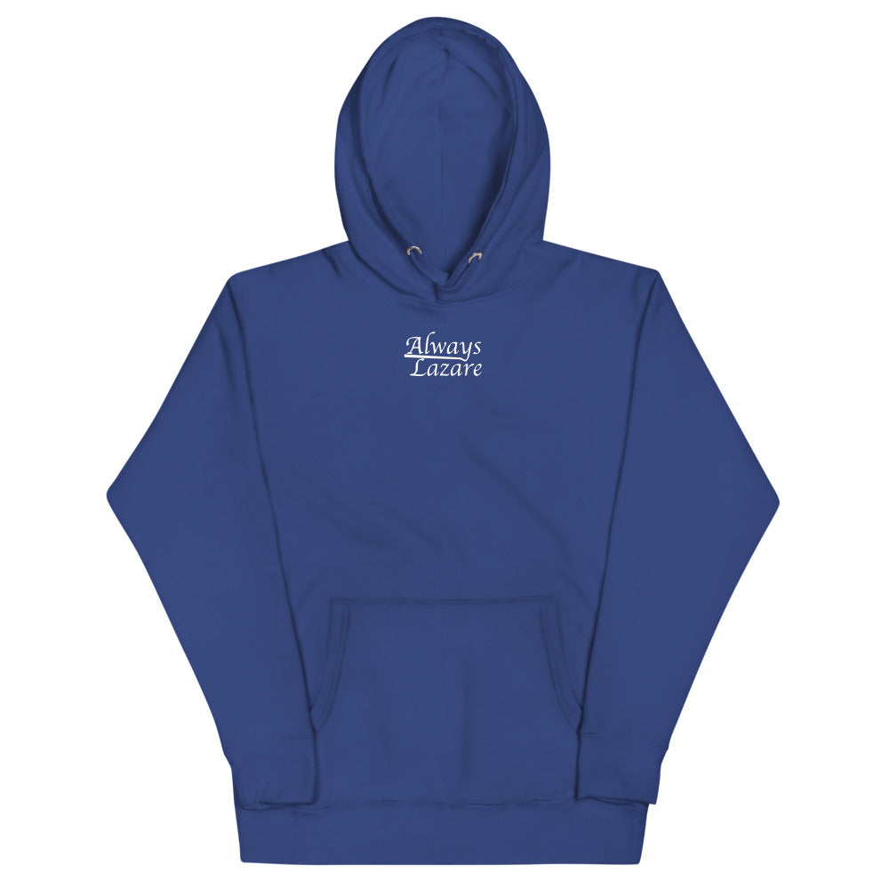 Always Lazare White Logo Hoodie