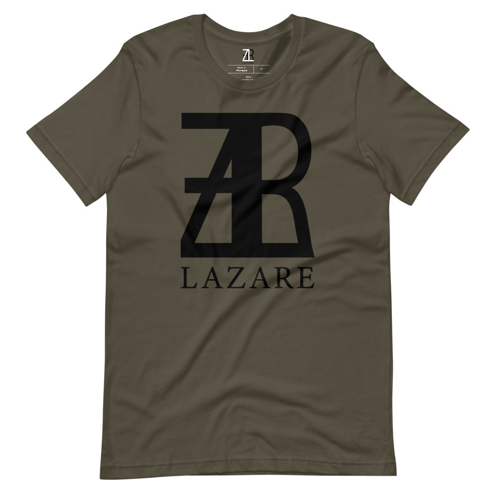 Lazare Full Chest Black Logo Short-Sleeve T-Shirt