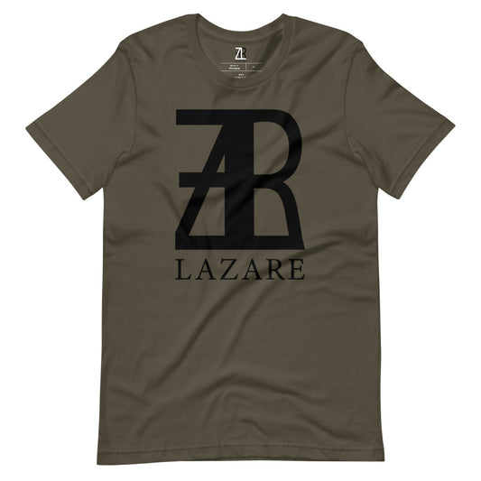 Lazare Full Chest Black Logo Short-Sleeve T-Shirt