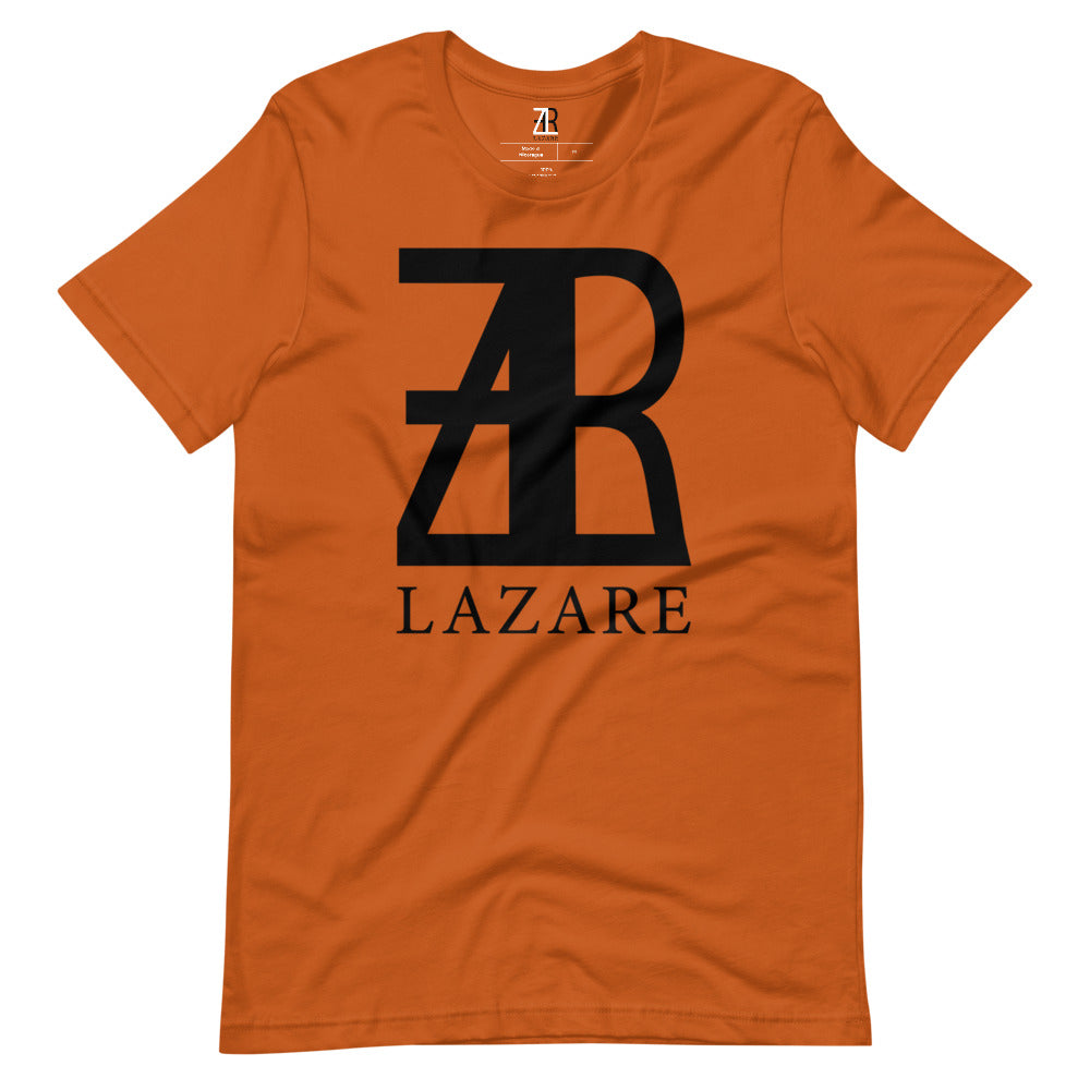 Lazare Full Chest Black Logo Short-Sleeve T-Shirt