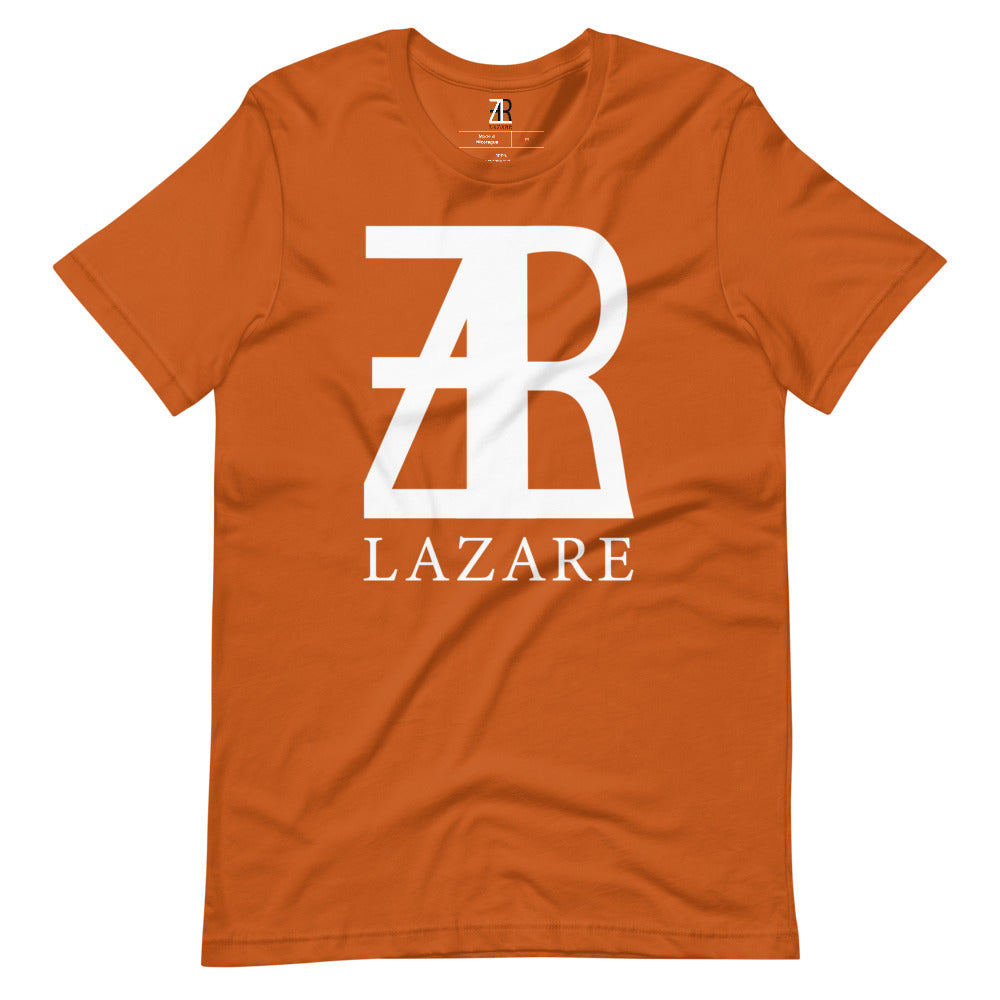 Lazare Full Chest White Logo Short-Sleeve T-Shirt