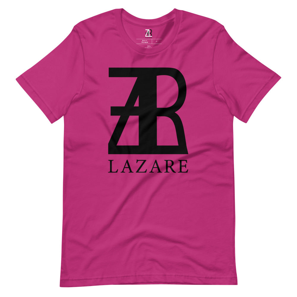 Lazare Full Chest Black Logo Short-Sleeve T-Shirt