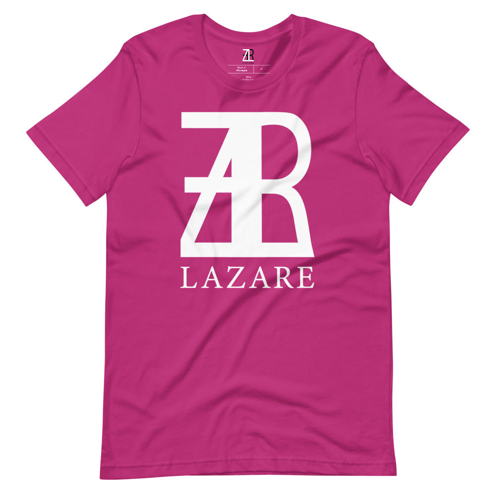 Lazare Full Chest White Logo Short-Sleeve T-Shirt