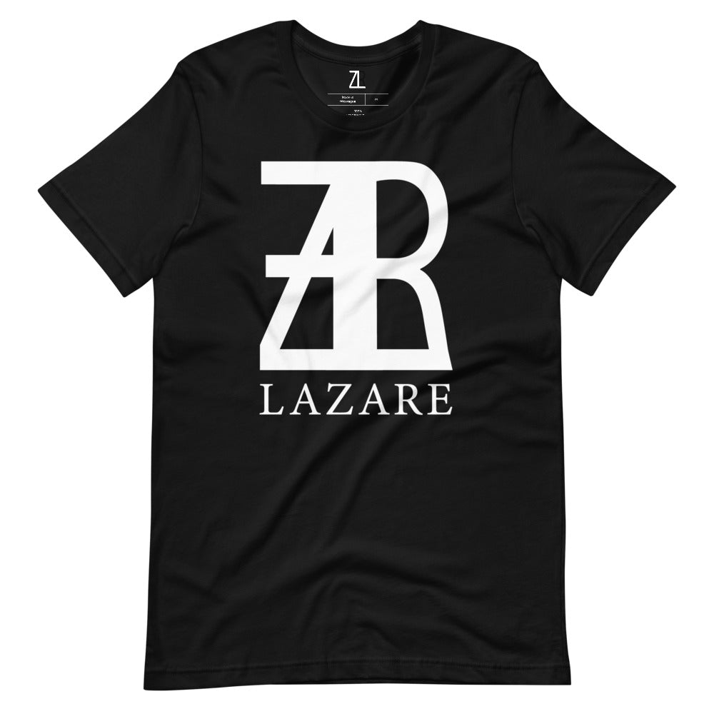 Lazare Full Chest White Logo Short-Sleeve T-Shirt