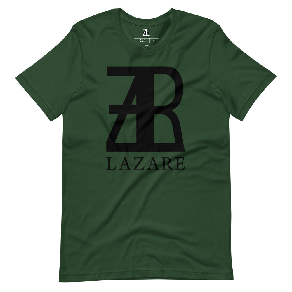 Lazare Full Chest Black Logo Short-Sleeve T-Shirt