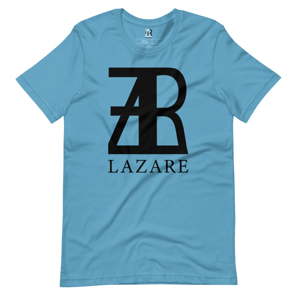 Lazare Full Chest Black Logo Short-Sleeve T-Shirt