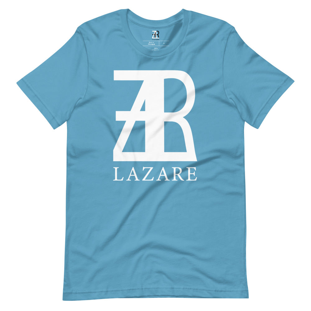 Lazare Full Chest White Logo Short-Sleeve T-Shirt