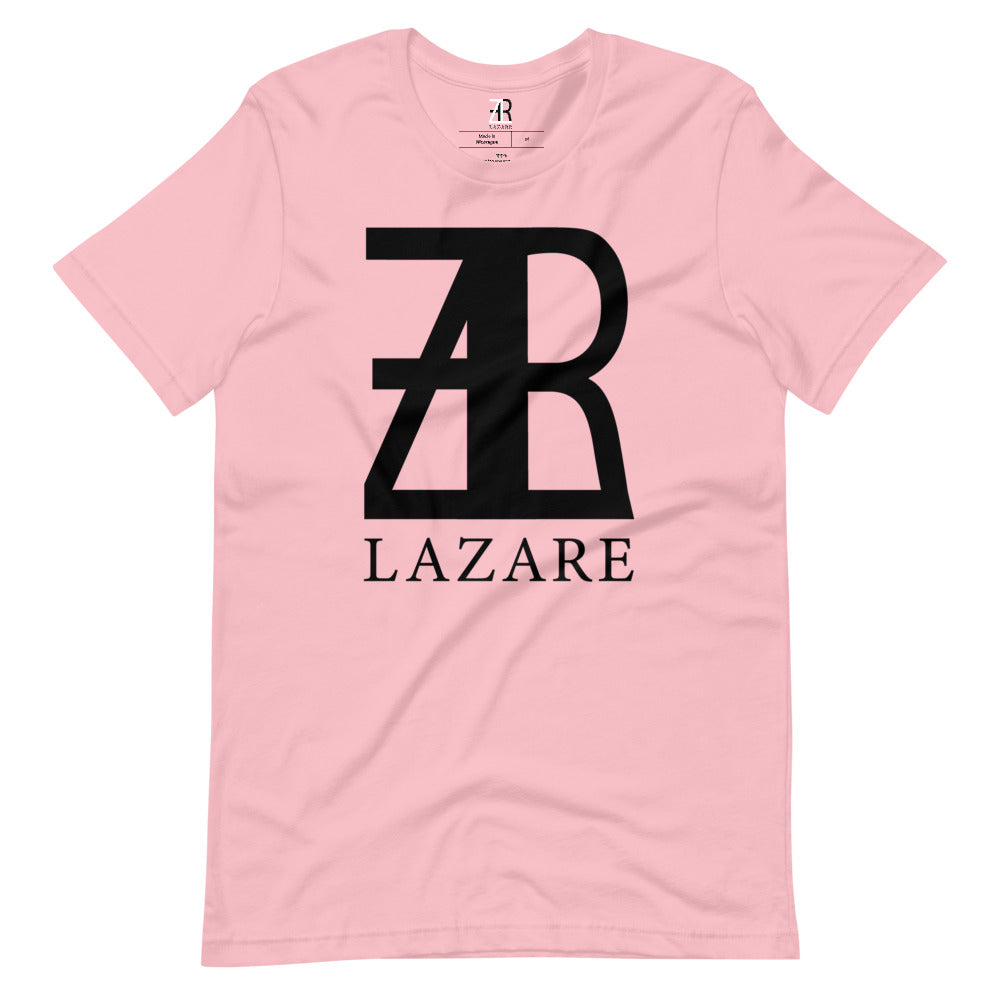Lazare Full Chest Black Logo Short-Sleeve T-Shirt
