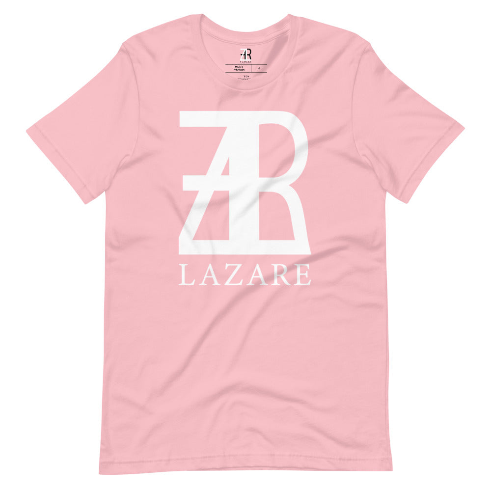 Lazare Full Chest White Logo Short-Sleeve T-Shirt