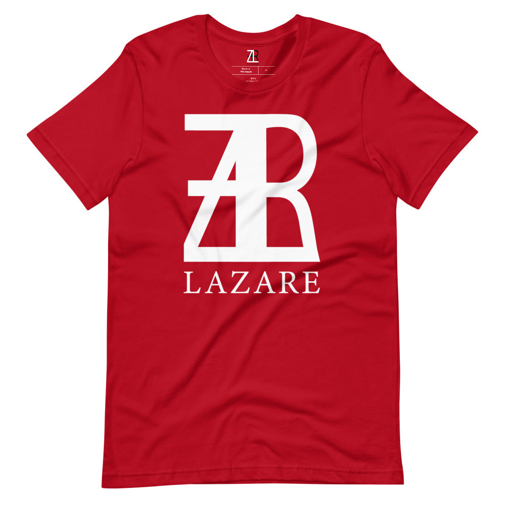 Lazare Full Chest White Logo Short-Sleeve T-Shirt