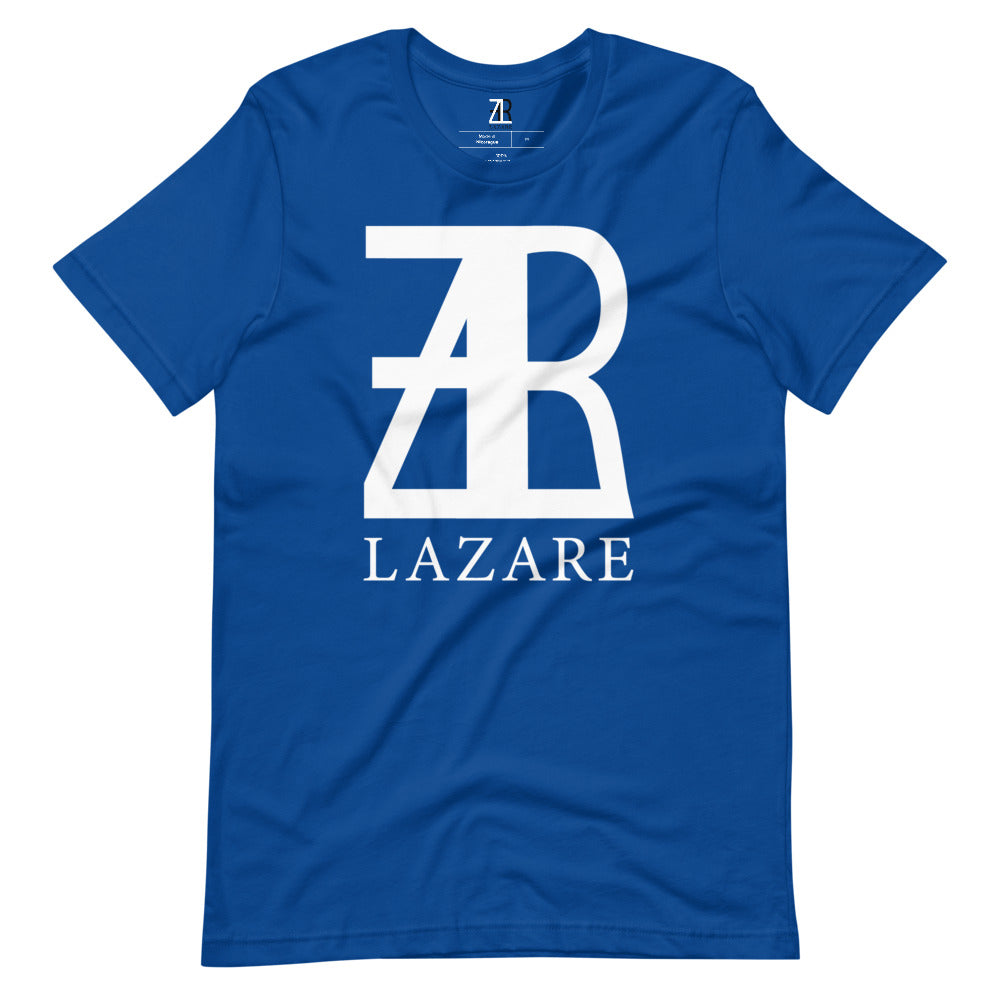Lazare Full Chest White Logo Short-Sleeve T-Shirt